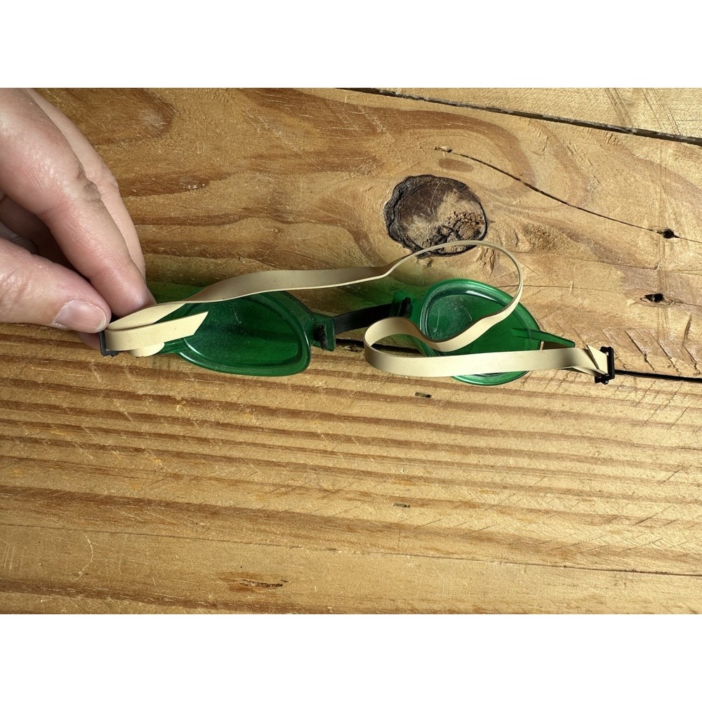 Vintage Green Sperti Sunlamp Goggles Therapeutic Lenses - Picture 3 of 6